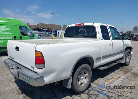 2000 Toyota Tundra Sr5 V8 из США, поврежденный, VIN 5TBRT3417YS039737